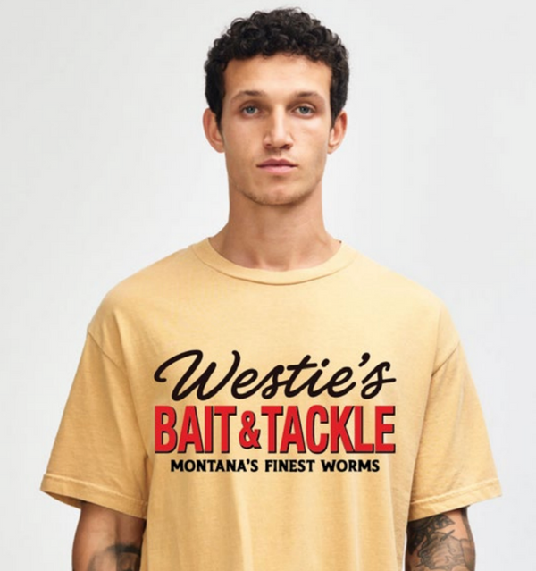 Westie's Tee - Men's Faded Mustard