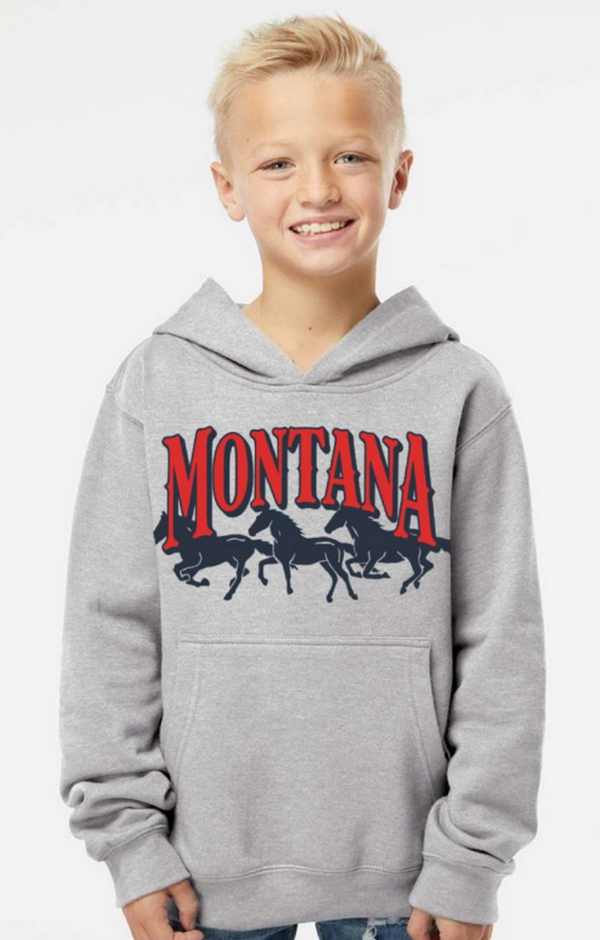 Herd Hoodie - Kids Grey Heather