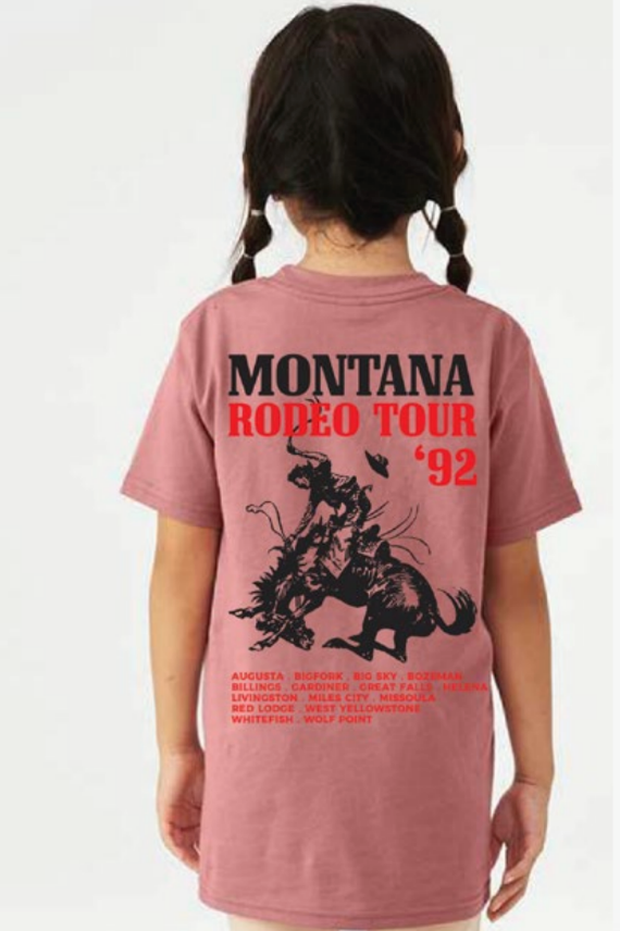 92 Tour Tee - Youth Mauve