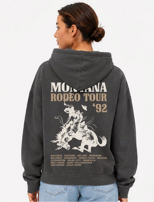 92 Tour Hoodie - Women's Pigment Black
