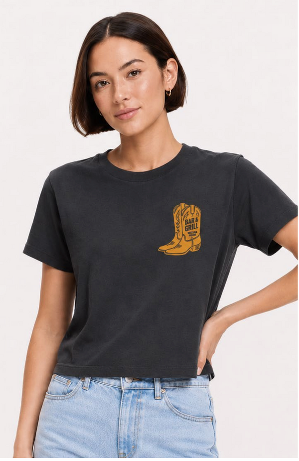Saloon Tee - Women's Vintage Black