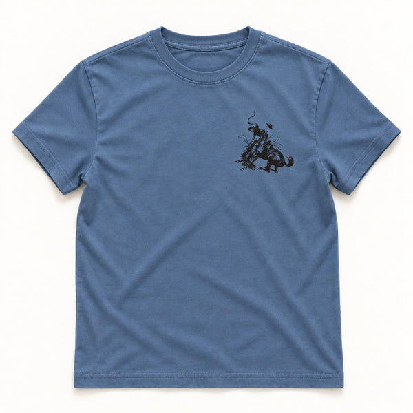 '92 Tour Tee - Youth Blue Jean, front