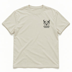 Grassland Tee - Men's Bone, front