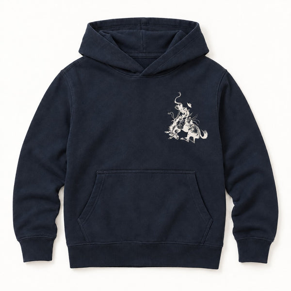 92 Tour Hoodie - Kids Navy - front flat lay