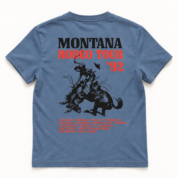 '92 Tour Tee - Youth Blue Jean, back