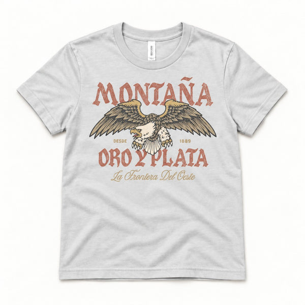 Miner Tee - Kids Silver - front flat lay