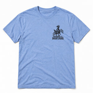 Wildlands Tee - Men's Pigment Light Blue - front flat lay