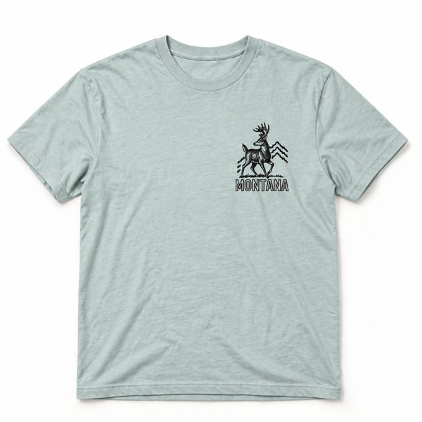 Wildlands Tee - Men's Pigment Sage - front flat lay
