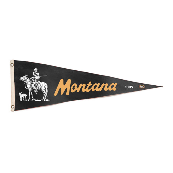 Montana Pioneer Pennant - Black