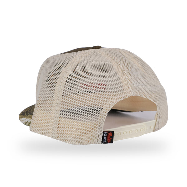Rod & Reel Trucker - Green/Camo - back