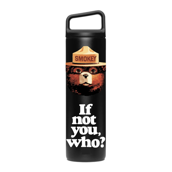Smokey Wide Mouth Bottle - Black
