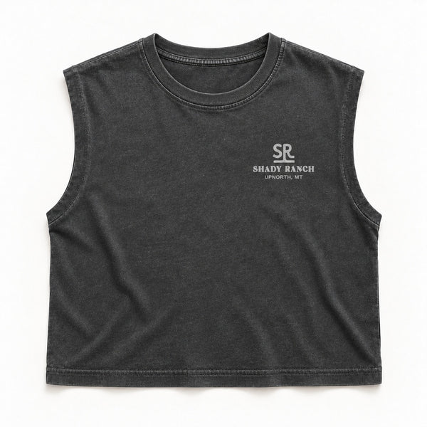 Shady Ranch Muscle Tee - Women's Black, front