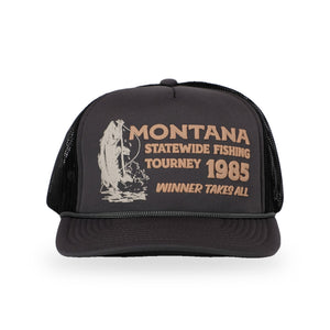 Tourney Trucker Cap - Stone/Black - front