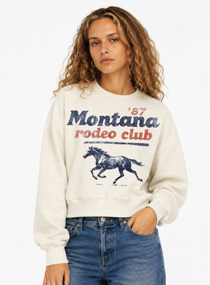 87 Rodeo Club Crew - Women's Bone