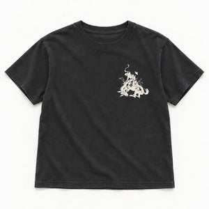 92 Tour HW Tee - Women's Dark Grey - front flat lay