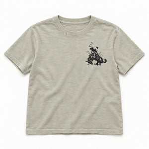 92 Tour HW Tee - Women's Washed Thyme - front flat lay