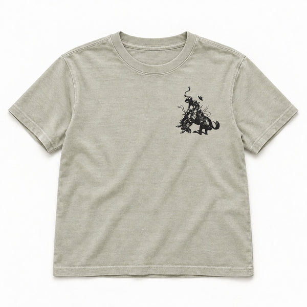 92 Tour HW Tee - Women's Washed Thyme - front flat lay