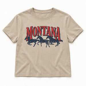 Herd Tee - Women's Khaki - front flat lay