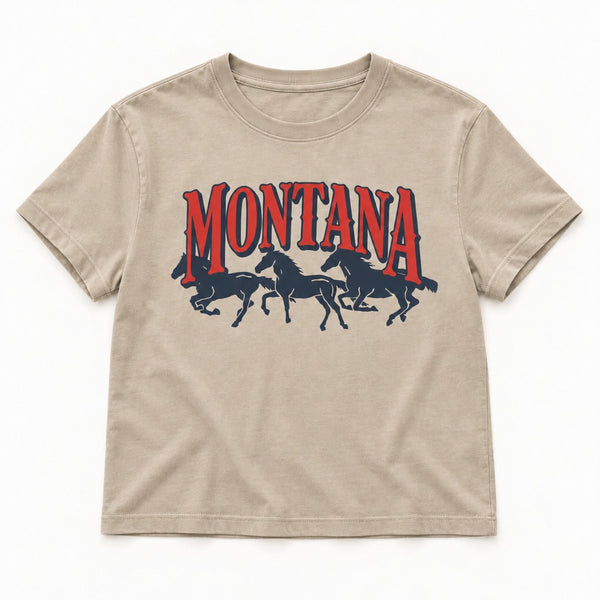 Herd Tee - Women's Khaki - front flat lay