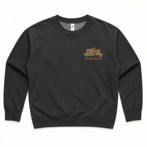 Howler Crew - Women's Pigment Black - front flat lay