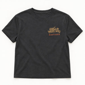 Howler Tee - Women's Dark Grey - front flat lay