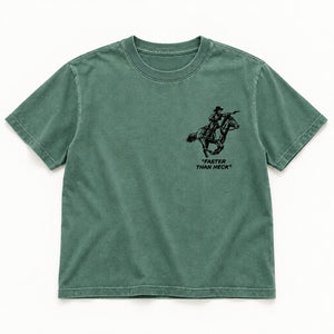 Peacemaker HW Tee - Women's Light Washed Pine - front flat lay