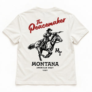 Peacemaker HW Tee - Women's Vintage White - back flat lay
