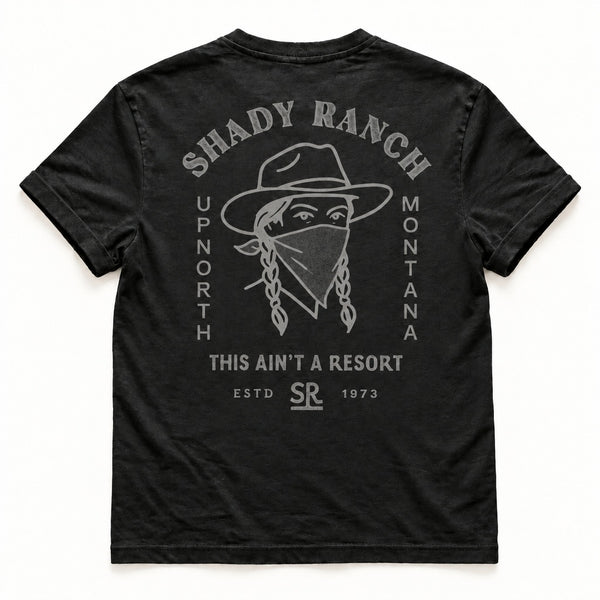 Shady Ranch Tee - Women's Vintage Black, back